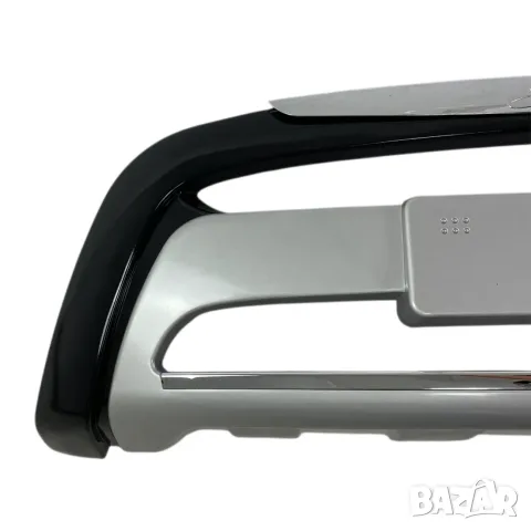 Комплект преден и заден ролбар за Hyundai Santa Fe 2010–2012 черен, снимка 4 - Аксесоари и консумативи - 55869235