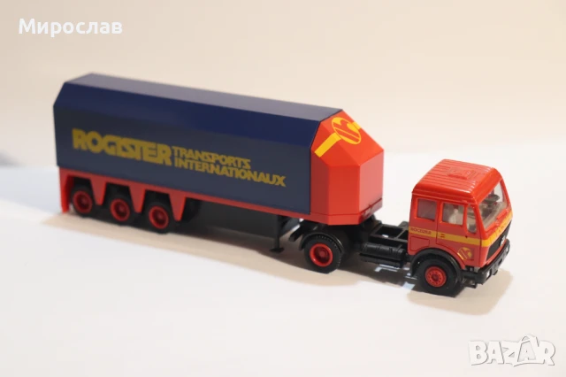 HERPA H0 1/87 MERCEDES КАМИОН МОДЕЛ ТРАНСПОРТ НА СТЪКЛО, снимка 5 - Колекции - 50919792