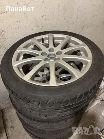 Джанти 5x100 с чисто нови гуми