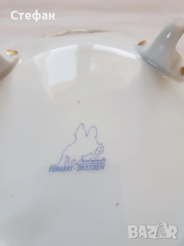 Ажуре съд Dresden , снимка 8 - Антикварни и старинни предмети - 54346236