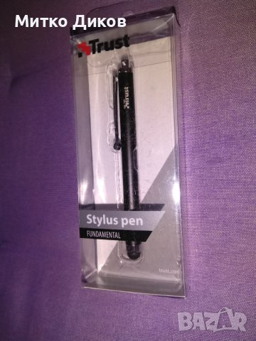 Trust stylus pen за таблет или смартфон за сензорният екран-в еконт и спиди за подпис ги ползват-нов, снимка 2 - Друга електроника - 42273206