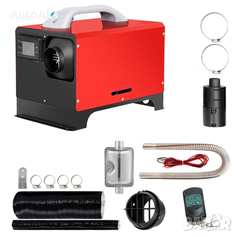 Преносим дизелов отоплител (Суха печка) 8kW – Автономно отопление за каравана, кемпер (12V/24V/220V)