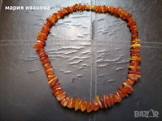 Колие гердан от натурален балтийски кехлибар лечебен
