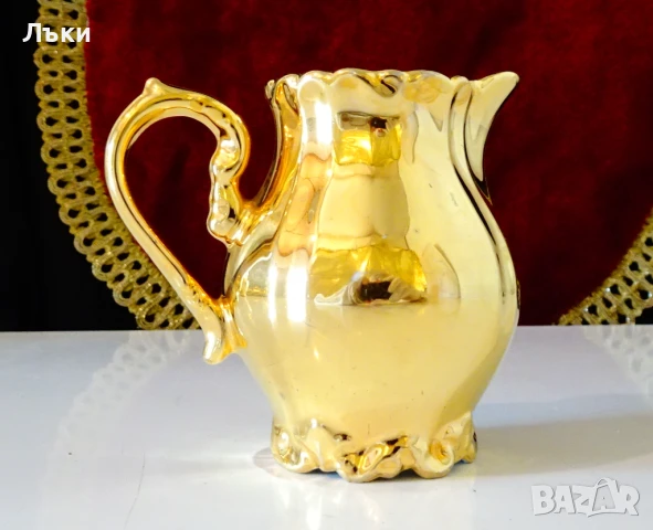 Каничка баварски порцелан,чисто злато,барок. , снимка 3 - Антикварни и старинни предмети - 51172024