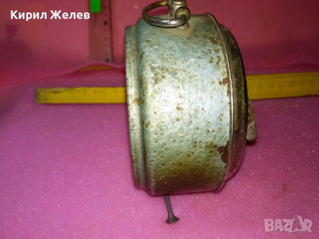 РОДИНА Стар КОЛЕКЦИОНЕРСКИ МЕХАНИЧЕН БЪЛГАРСКИ БУДИЛНИК РАНЕН СОЦ 43679, снимка 14 - Антикварни и старинни предмети - 44464047
