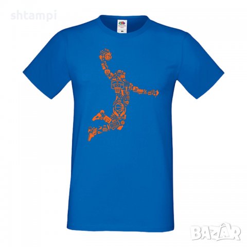 Мъжка тениска Basketball Player баскетбол спорт,мач,Изненада,Подарък,Празник , снимка 3 - Тениски - 36812795