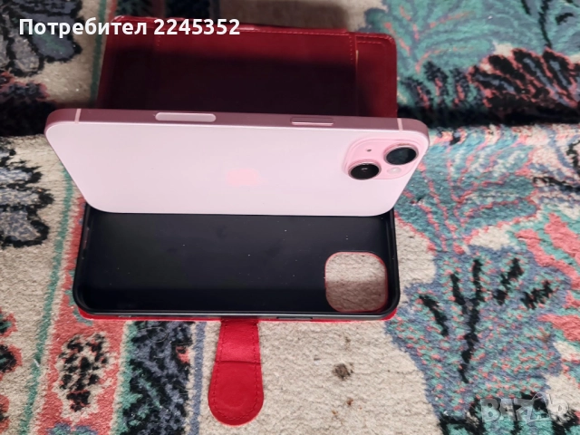 IPhone 15 plus -памет 516 GB, дисплей 6,7 ", батерия - 100 %, като нов, снимка 2 - Apple iPhone - 51881523