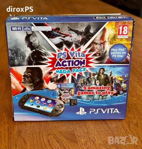 PS Vita Slim – Разопакована, практически нова, с кутия + 8GB Memory Card