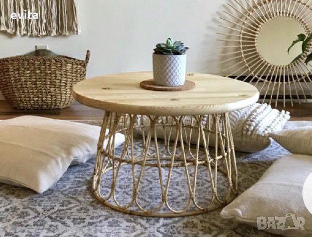 Маси за кафе във “Бохо” стил. Ръчна изработка! , снимка 2 - Маси - 37542173