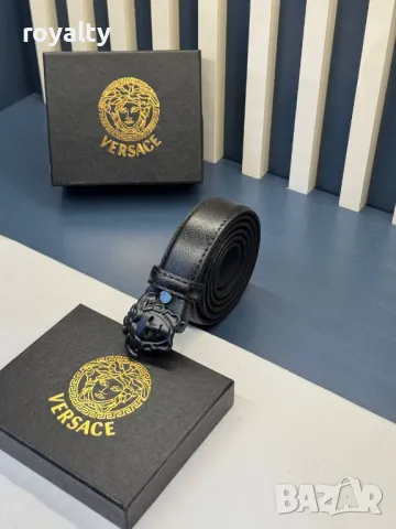 Versace естествена кожа колани , снимка 4 - Колани - 49549765