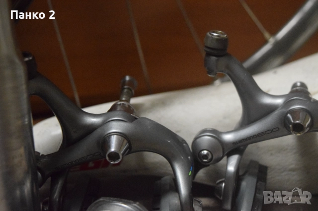 Ретро Шосеен Монтаж Shimano 600 Tricolore 6400 7 Скорости, снимка 5 - Велосипеди - 52164891