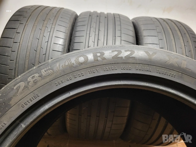 285/40/22 Continental / летни гуми, снимка 7 - Гуми и джанти - 54045511
