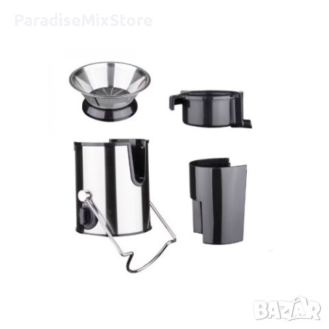 Сокоизстисквачка Rosberg R51160A, 600W, 0.450л. съд за сок, бр. 1 Черна/инокс, 2 ГОДИНИ ГАРАНЦИЯ, снимка 3 - Сокоизстисквачки и цитрус преси - 44214859