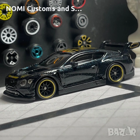 Custom Hot Wheels Bentley Continental GT3, снимка 8 - Коли, камиони, мотори, писти - 53048793