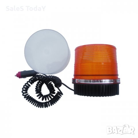 Сигнална лампа,маяк, оранжев, 110*114мм, камиони, мултиволт, снимка 3 - Аксесоари и консумативи - 38207043