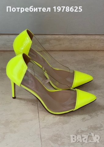Обувки цвят неон, снимка 2 - Дамски обувки на ток - 29256668