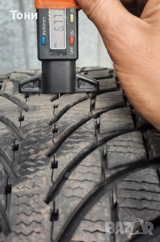 4 броя зимни гуми 225 65 17 Michelin перфектни , снимка 2 - Гуми и джанти - 52501827