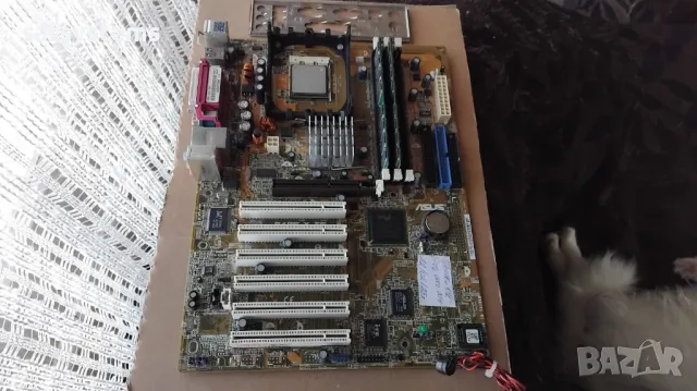 Дънна платка Asus P4PE-X TE Socket 478 CPU+FAN+RAM, снимка 3 - Дънни платки - 49088463