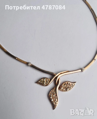 Сребърно колие, снимка 3 - Колиета, медальони, синджири - 54086364