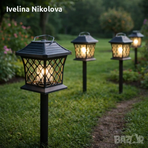 Многофункционална градинска соларна лампа XF-1012А - осветление и защита от насекоми, снимка 7 - Лед осветление - 53935082