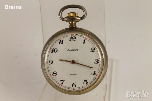 AURORE Стар Швейцарски Джобен Часовник 