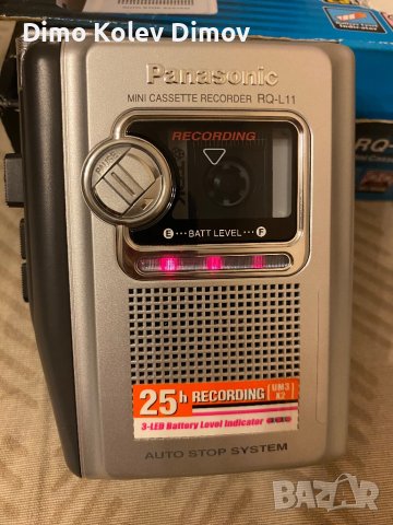 Panasonic RQ L11 Boxed. Уокмен Записващ + 3 Касети Бонус!, снимка 3 - Радиокасетофони, транзистори - 42676354