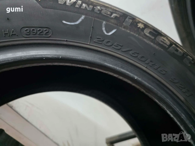 4бр зимни гуми 205/60/16 HANKOOK L05480 , снимка 6 - Гуми и джанти - 54105694