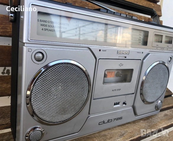 Радиокасетофон SIEMENS CLUB 726, снимка 2 - Радиокасетофони, транзистори - 54228269
