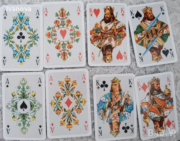 Колекционерски карти за белот от ГДР Salon 66, снимка 5 - Карти за игра - 53323752