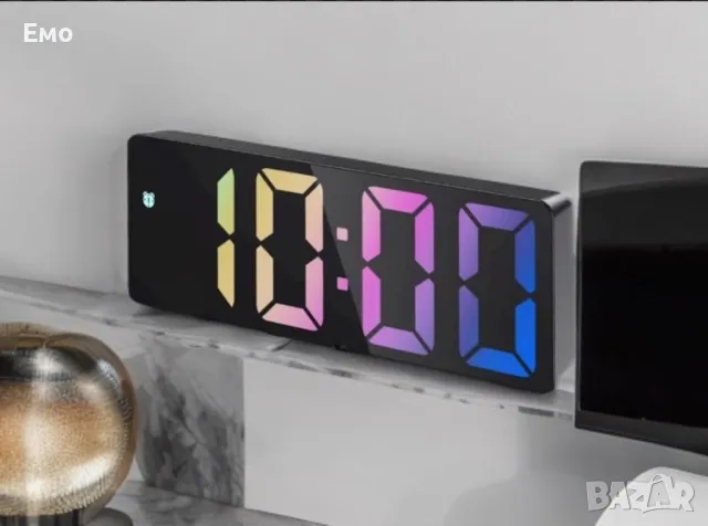Дигитален настолен часовник с будилник и USB зареждане - GH0712L, снимка 5 - Друга електроника - 48437366