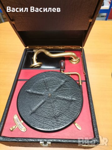 Перфектно възстановен ретро грамофон, снимка 5 - Антикварни и старинни предмети - 36605430