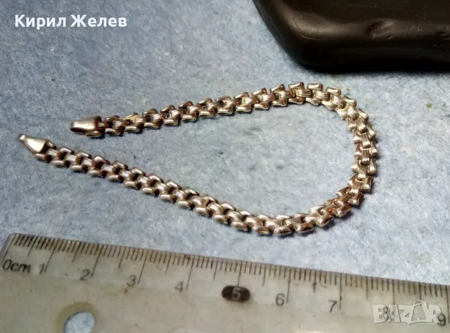 СТИЛНА СРЕБЪРНА ГРИВНА СРЕБРО 925 РЯДКА ВИНТИДЖ АРТ ПЛЕТКА БИЖУТЕРСКА РАБОТА 47587