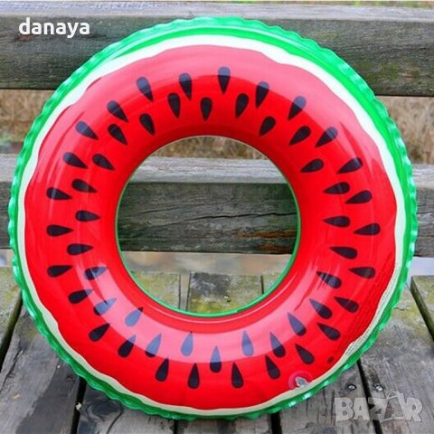2863 Детски надуваем пояс Диня, 58см, снимка 2 - Водни спортове - 36790525