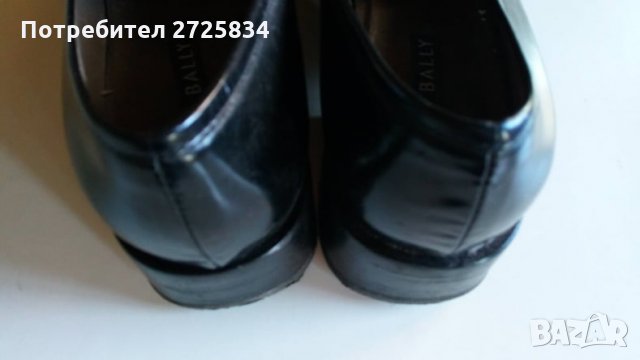 Дамски обувки Bally, 38, черни кожа, снимка 3 - Дамски обувки на ток - 30466322