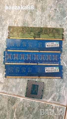 5 броя платки Рам памет и Процесор, снимка 6 - Друга електроника - 54365377