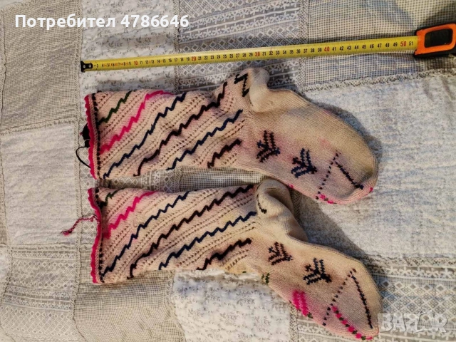 Народни носии Чорапи, снимка 9 - Антикварни и старинни предмети - 54083970