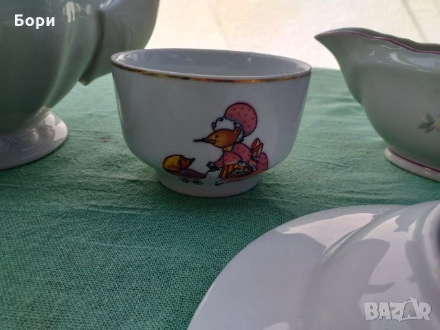 Български порцелан чинии,кана,купа, снимка 13 - Чинии - 34244475