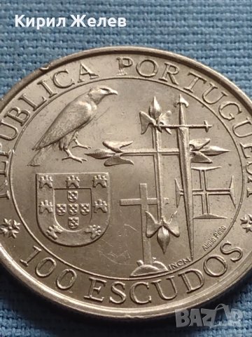 Монета 100 ескудос 1995 г. Португалия Мореплаватели за КОЛЕКЦИОНЕРИ 26630, снимка 4 - Нумизматика и бонистика - 42697935