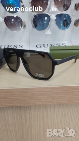 GUESS Черни мъжки слънчеви очила 210925