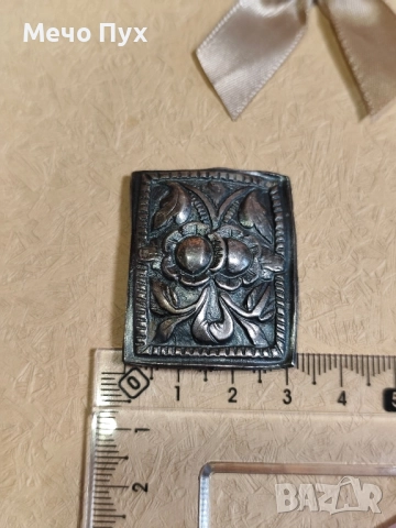 Стара сребърна брошка (14), снимка 5 - Други - 52251088