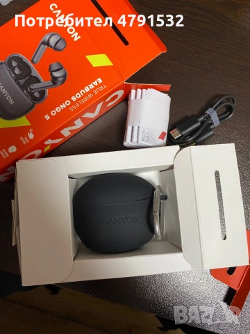 Безжични слушалки CANYON + кейс (чисто нови), снимка 3 - Bluetooth слушалки - 54139020