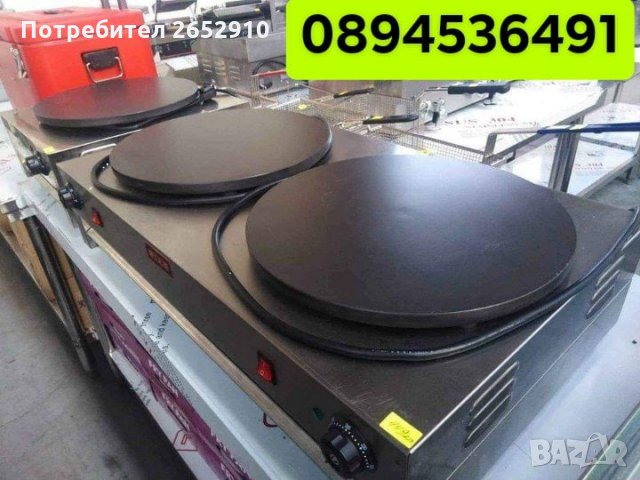 Професионални котлони за палачинки и катми 2 модела. Чисто нови. Цена 299лв/152,88€, снимка 7 - Котлони - 28709466