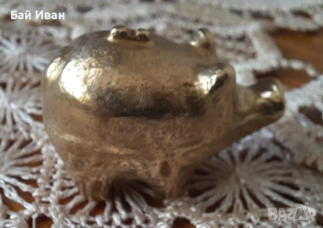 Красиво,масивно бронзово/ месингово прасенце- късметлийско!, снимка 10 - Антикварни и старинни предмети - 52421820