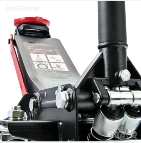 ПРОМО! Нископрофилен крик тип крокодил 3т Rockforce + Подпорни стойки, снимка 5 - Аксесоари и консумативи - 51872847