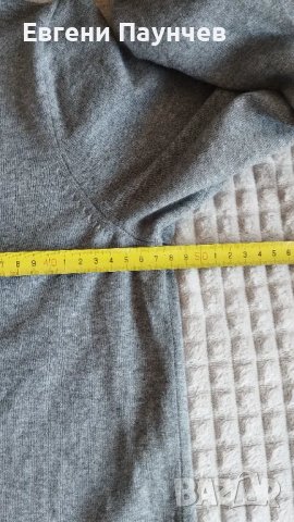 Мъжки пуловер Marc ó Polo размер ,L(M) сив като нов, снимка 8 - Пуловери - 49993725