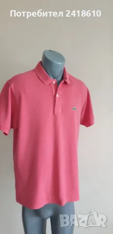 Lacoste Classic Fit Pique Cotton Mens Size 5 - L ОРИГИНАЛ! Мъжка Тениска!, снимка 5 - Тениски - 47295893