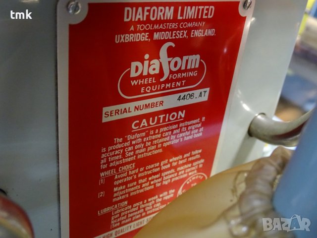 Diaform апарат 4406 AT Wheel Forming Equipment, снимка 8 - Други машини и части - 42888810