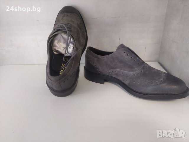 Мъжки обувки Geox кожа, снимка 2 - Ежедневни обувки - 33993193