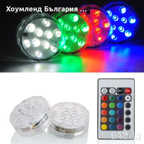 Многоцветни водоустойчиви лампи за аквариум, снимка 2 - Други - 40650831