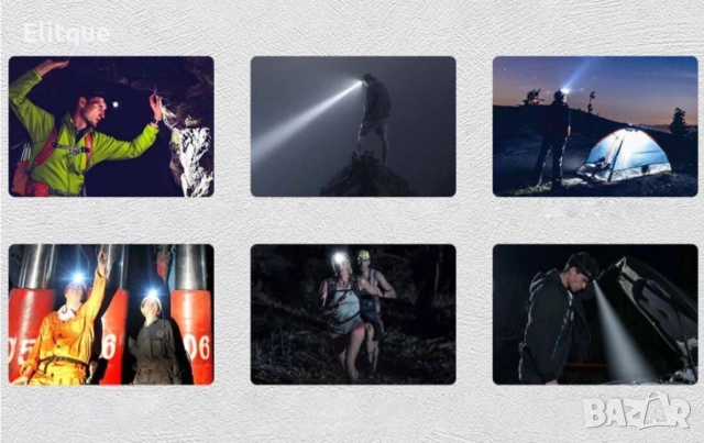 LED челник Led charge headlamp HL-05, снимка 3 - Други - 52869610